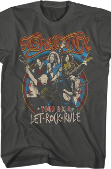Let Rock Rule Collage Aerosmith T-Shirt