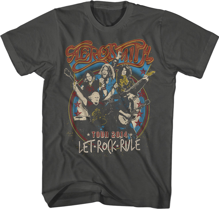Let Rock Rule Collage Aerosmith T-Shirt