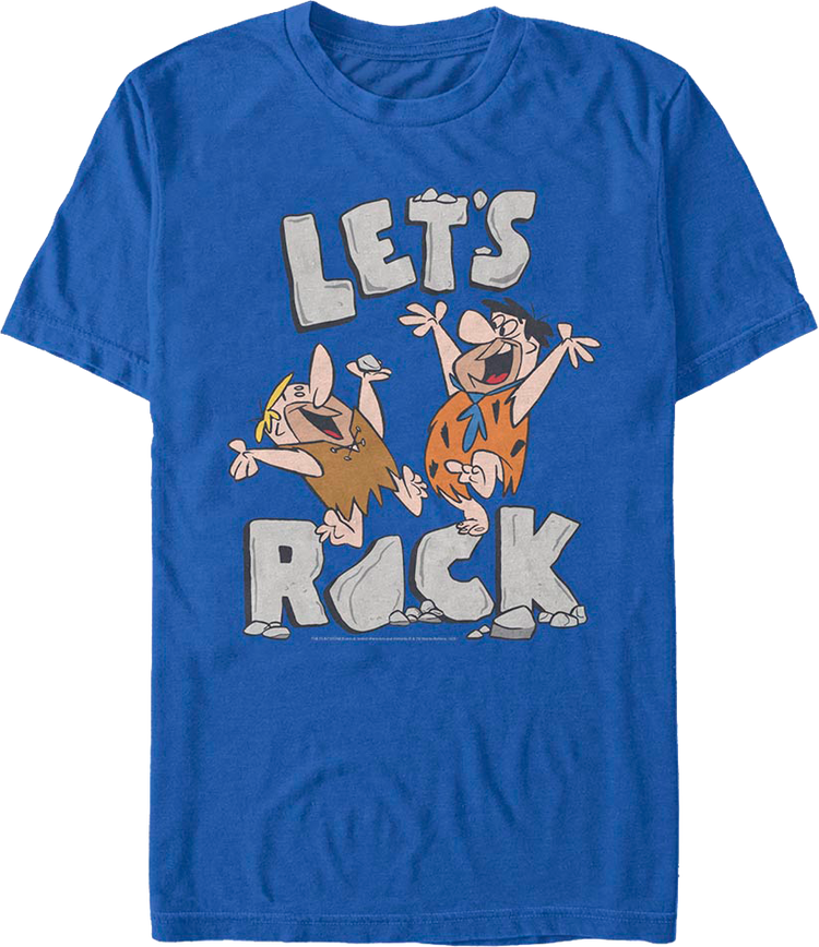 Let's Rock Flintstones T-Shirt
