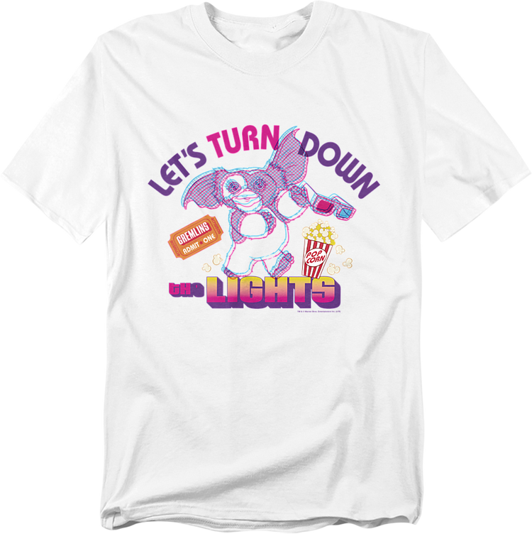 Let's Turn Down The Lights Gremlins T-Shirt