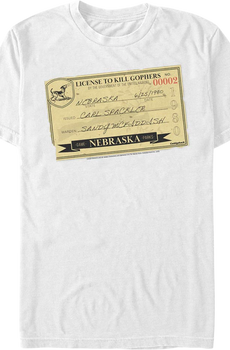 License To Kill Gophers Caddyshack T-Shirt