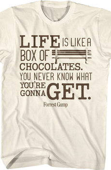 Life Is Like A Box Of Chocolates Forrest Gump T-Shirt