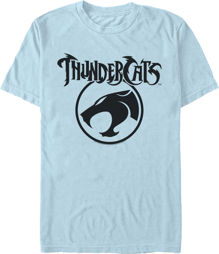 Light Blue ThunderCats Logo T-Shirt