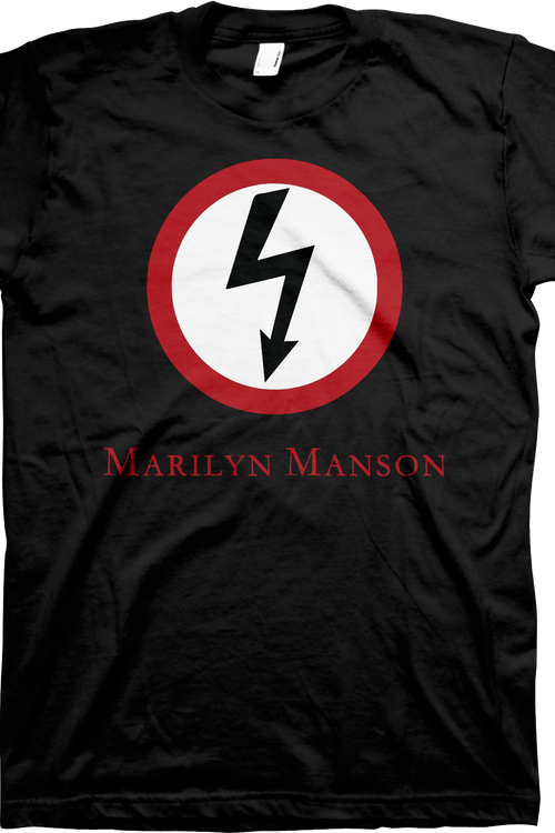 Lightning Bolt Logo Marilyn Manson T-Shirt