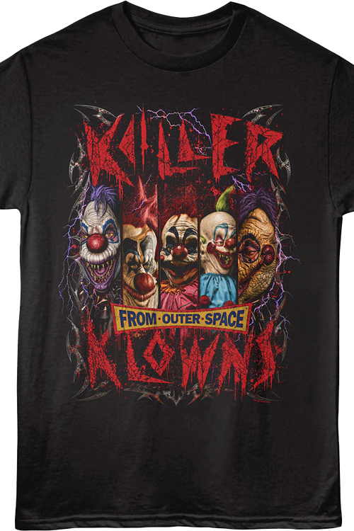 Lightning Collage Killer Klowns From Outer Space T-Shirt