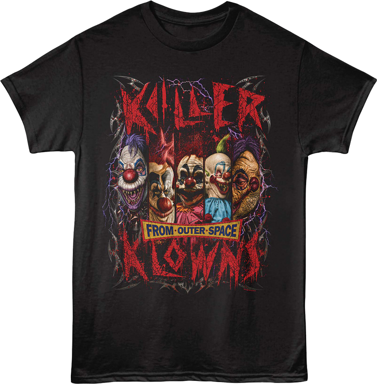 Lightning Collage Killer Klowns From Outer Space T-Shirt