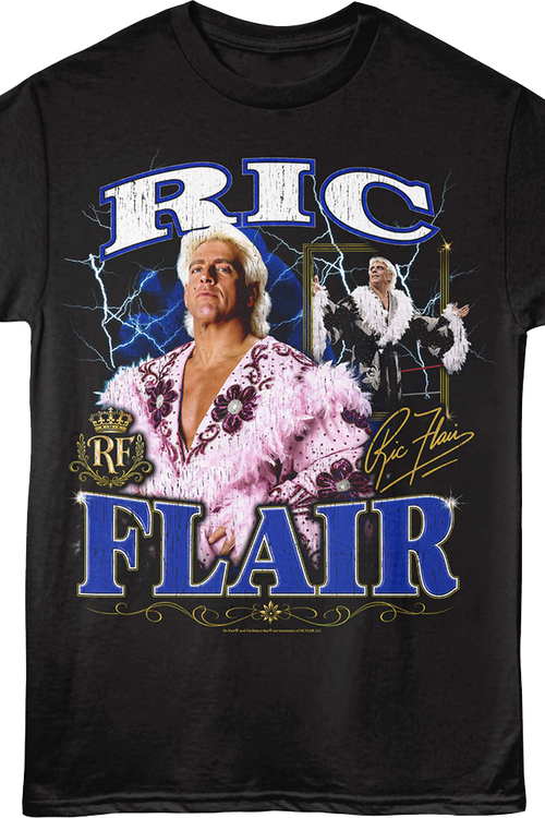 Lightning Collage Ric Flair T-Shirt