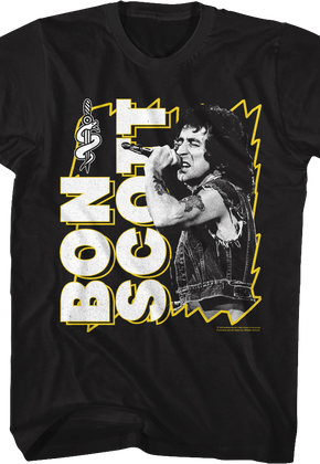 Lightning Frame Bon Scott T-Shirt
