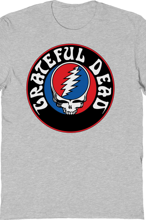 Lightning Skull Logo Grateful Dead T-Shirt