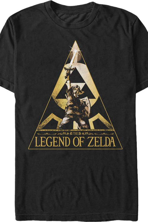 Link Triangle Legend of Zelda Nintendo T-Shirt