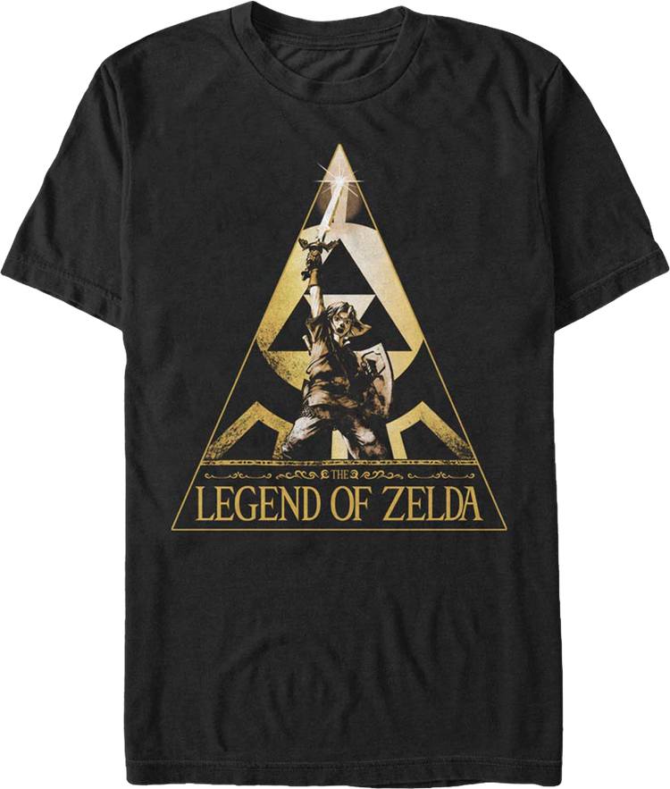 Link Triangle Legend of Zelda Nintendo T-Shirt