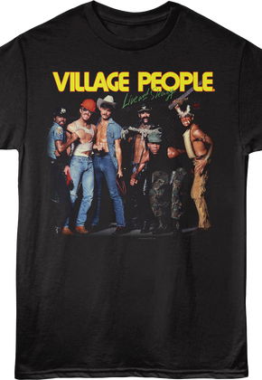Live and Sleazy Village People T-Shirt