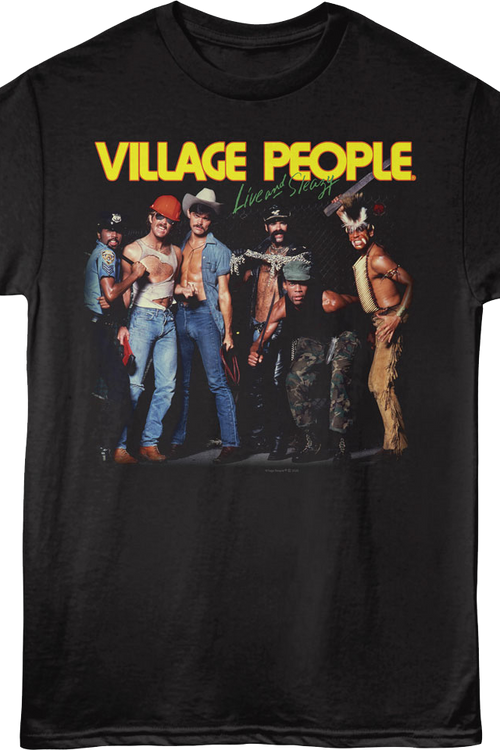 Live and Sleazy Village People T-Shirt