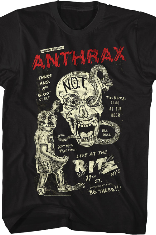 Live At The Ritz Anthrax T-Shirt