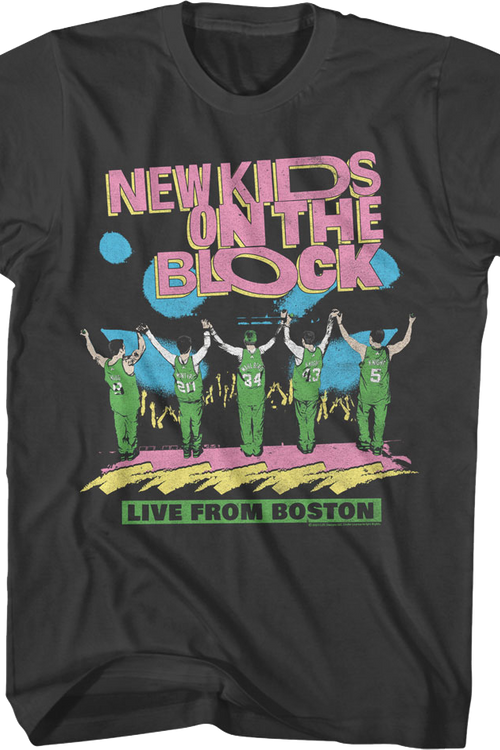 Live From Boston New Kids On The Block T-Shirt