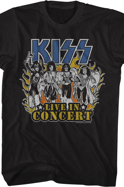 Live In Concert KISS T-Shirt