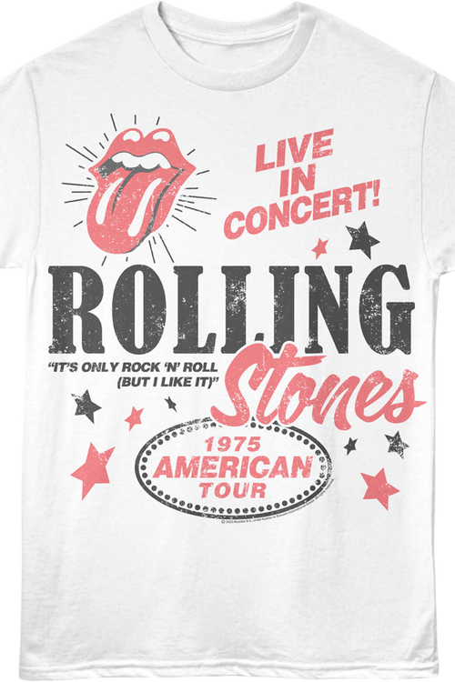 Live In Concert Rolling Stones T-Shirt