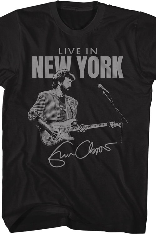 Live In New York Eric Clapton T-Shirt