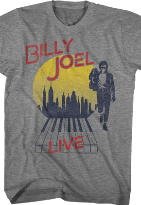 Live Silhouette Billy Joel T-Shirt