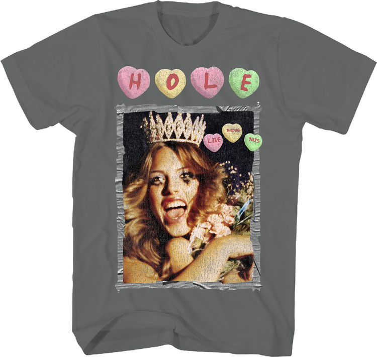 Live Through This Candy Hearts Hole T-Shirt