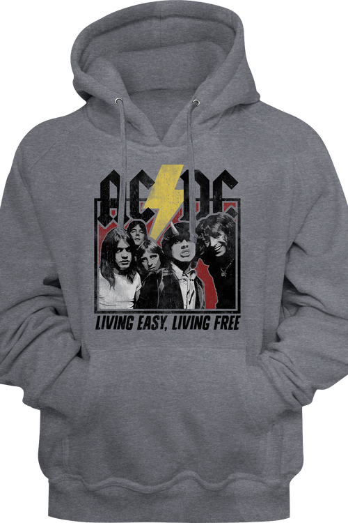 Living Easy Living Free ACDC Hoodie