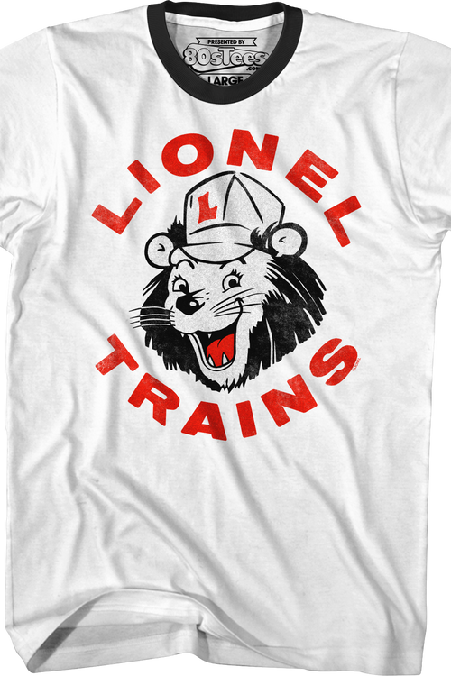 Lenny The Lion Lionel Trains Ringer Shirt