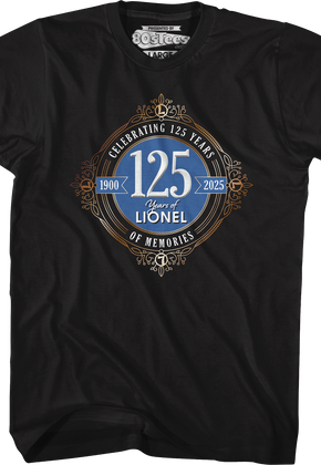 Celebrating 125 Years Of Memories Lionel Trains T-Shirt