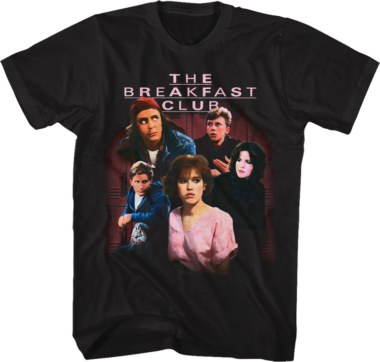 Locker Collage Breakfast Club T-Shirt