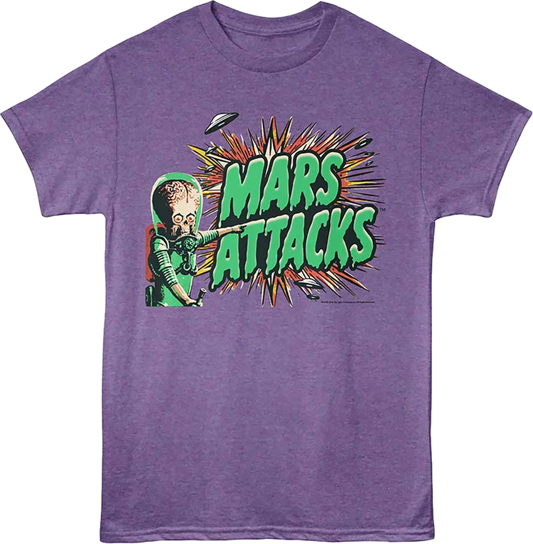 Logo Explosion Mars Attacks T-Shirt