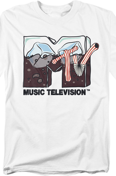 Logo On The Rocks MTV T-Shirt