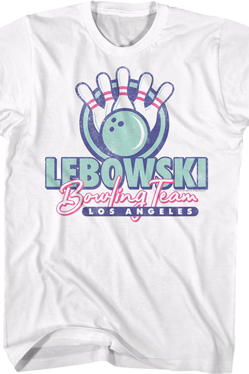 Los Angeles Bowling Team Big Lebowski T-Shirt