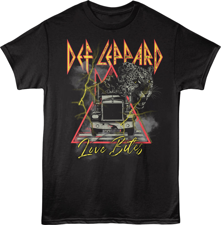 Love Bites Truck Def Leppard T-Shirt