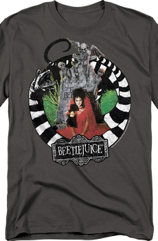 Lydia Deetz With Sandworm Beetlejuice T-Shirt