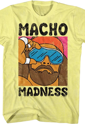 Macho Madness Illustration Macho Man Randy Savage T-Shirt