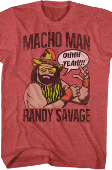 Retro Ohhh Yeah Macho Man Randy Savage T-Shirt