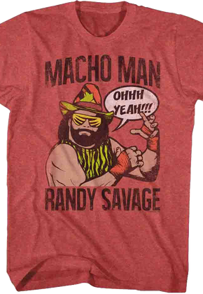 Retro Ohhh Yeah Macho Man Randy Savage T-Shirt