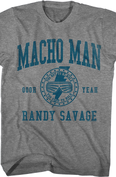 Collegiate Logo Macho Man Randy Savage T-Shirt