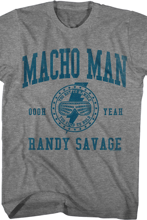 Collegiate Logo Macho Man Randy Savage T-Shirt