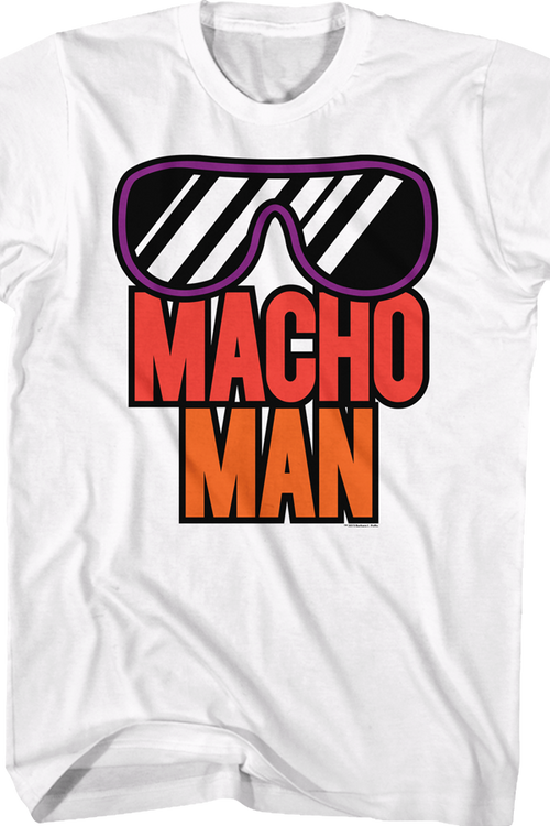 Retro Sunglasses Macho Man Randy Savage T-Shirt