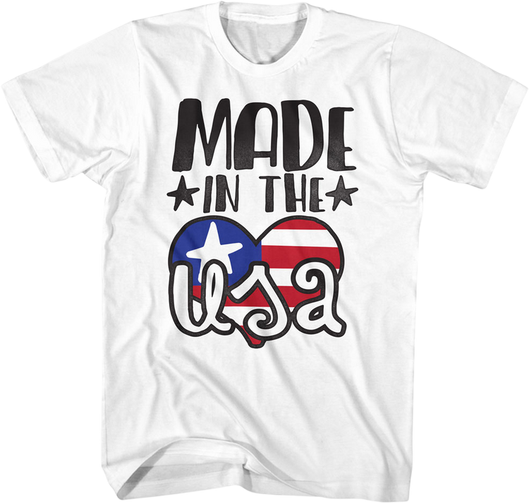 Made In The USA Heart T-Shirt