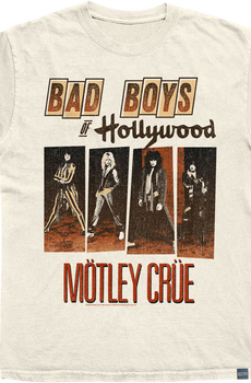 Made In USA Bad Boys Hollywood Motley Crue T-Shirt