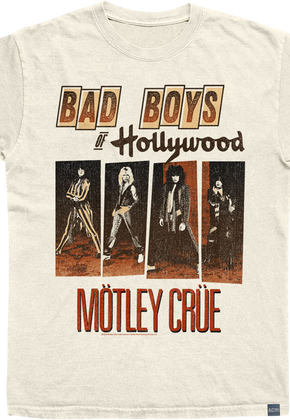 Made In USA Bad Boys Hollywood Motley Crue T-Shirt