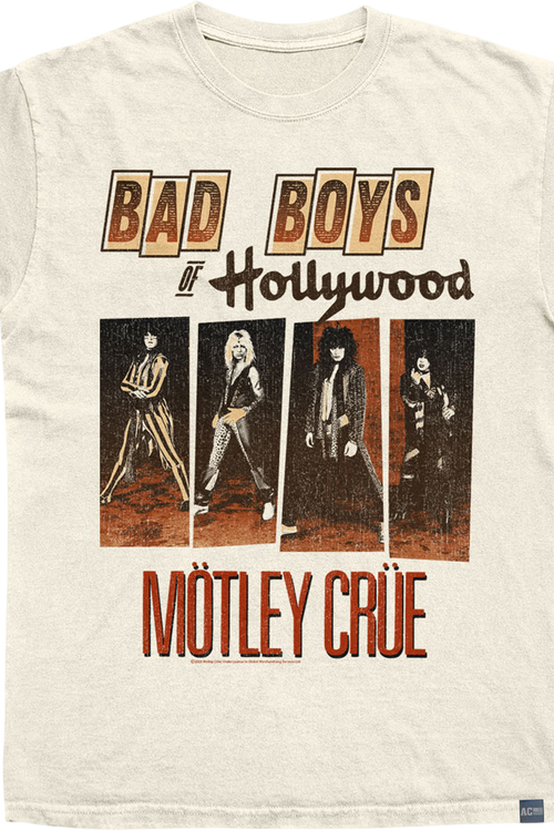 Made In USA Bad Boys Hollywood Motley Crue T-Shirt