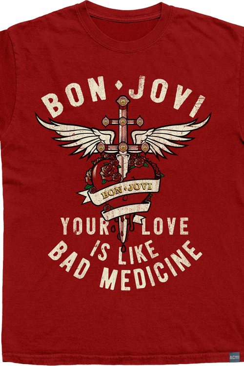 Made In USA Bad Medicine Bon Jovi T-Shirt