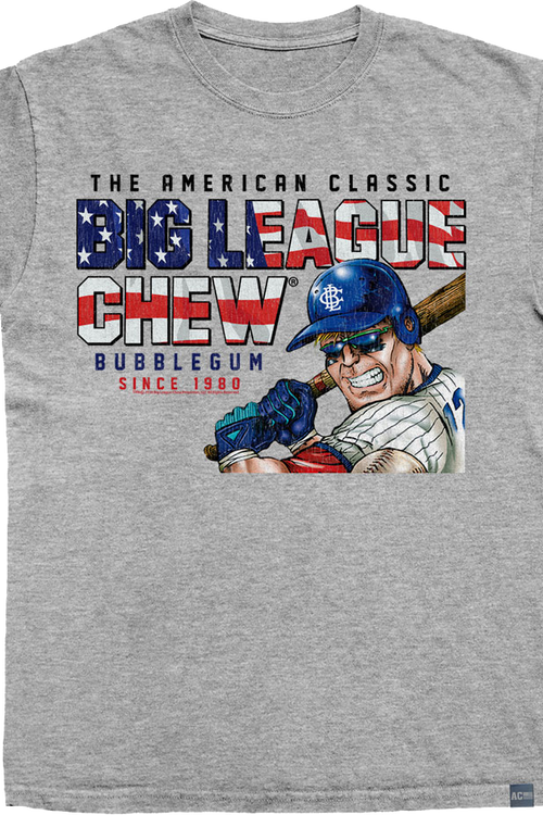 Made In USA Big League Chew America Text T-Shirt