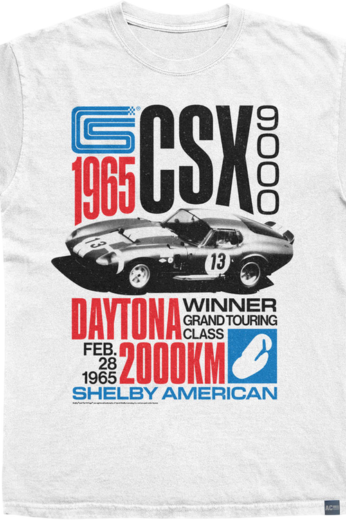 Made In USA Carroll Shelby GT 40 Daytona 2000 km T-Shirt