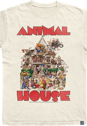 Made In USA Cartoon Graphic The House Animal House T-Shirt