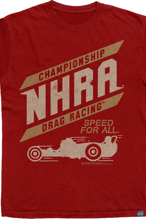 Made In USA Championship Drag Racing NHRA T-Shirt