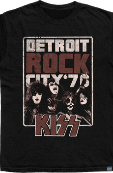 Made In USA Detroit Rock City KISS T-Shirt