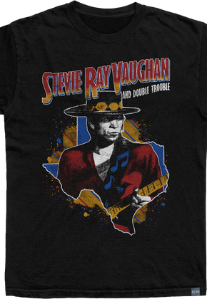 Made In USA Double Trouble Stevie Ray Vaughan T-Shirt